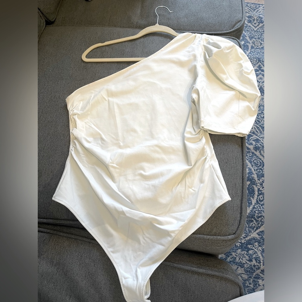 Free People one-shoulder bodysuit